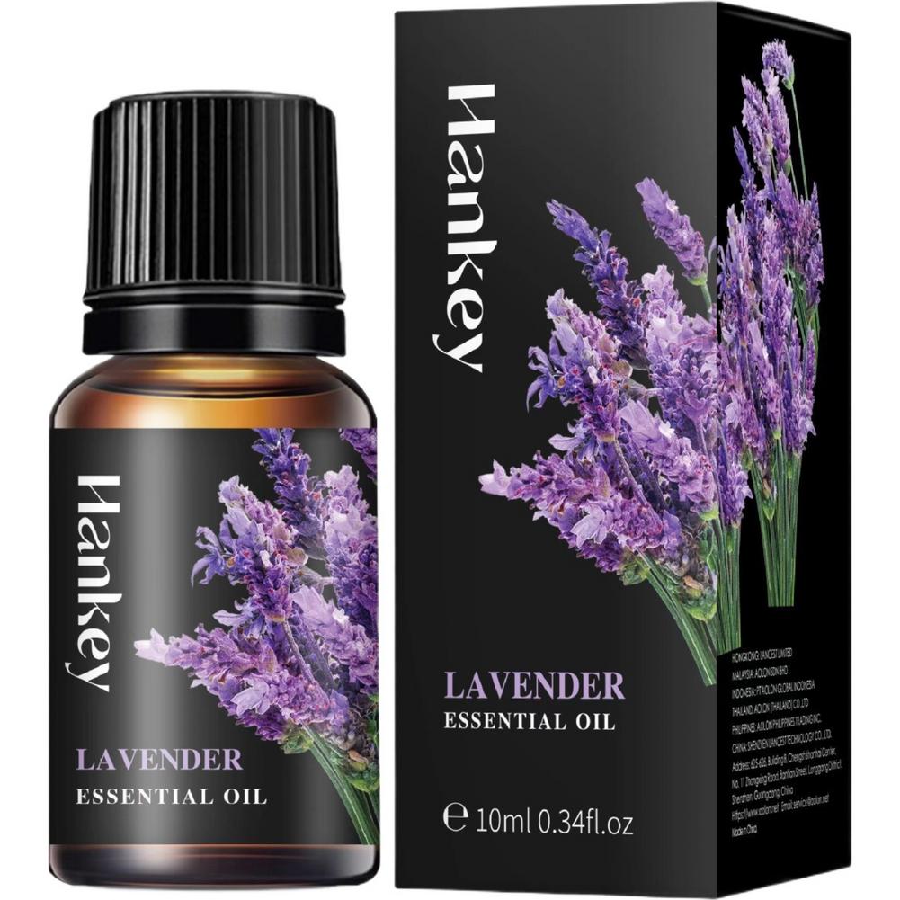 Lavender Oil - Ätherisches Aromatherapieöl, 10 ml, Zitrone, Eukalyptus,