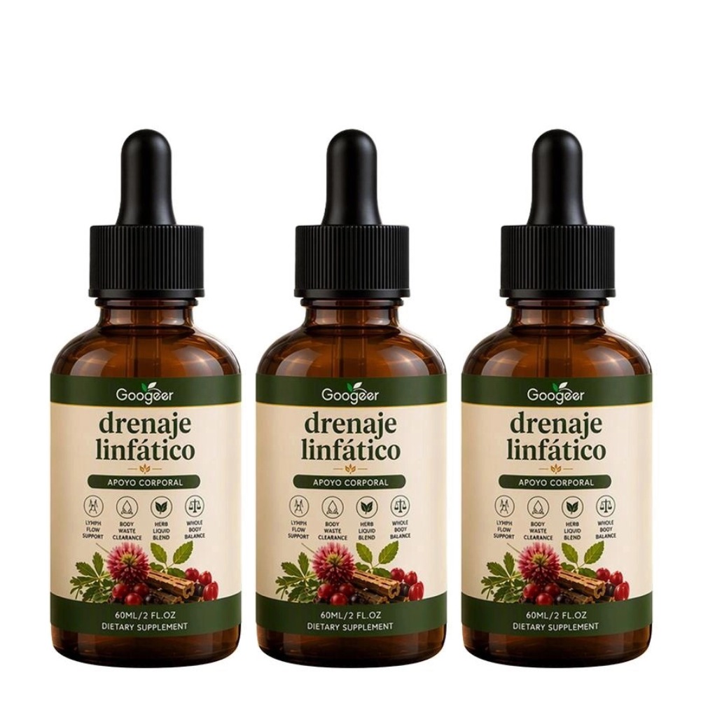 Herbal Supplement - Natürliches Kräuter-Körperpflege-Ampullen-Serum, Lymphdrainage-Tropfen, zur Verbesserung von