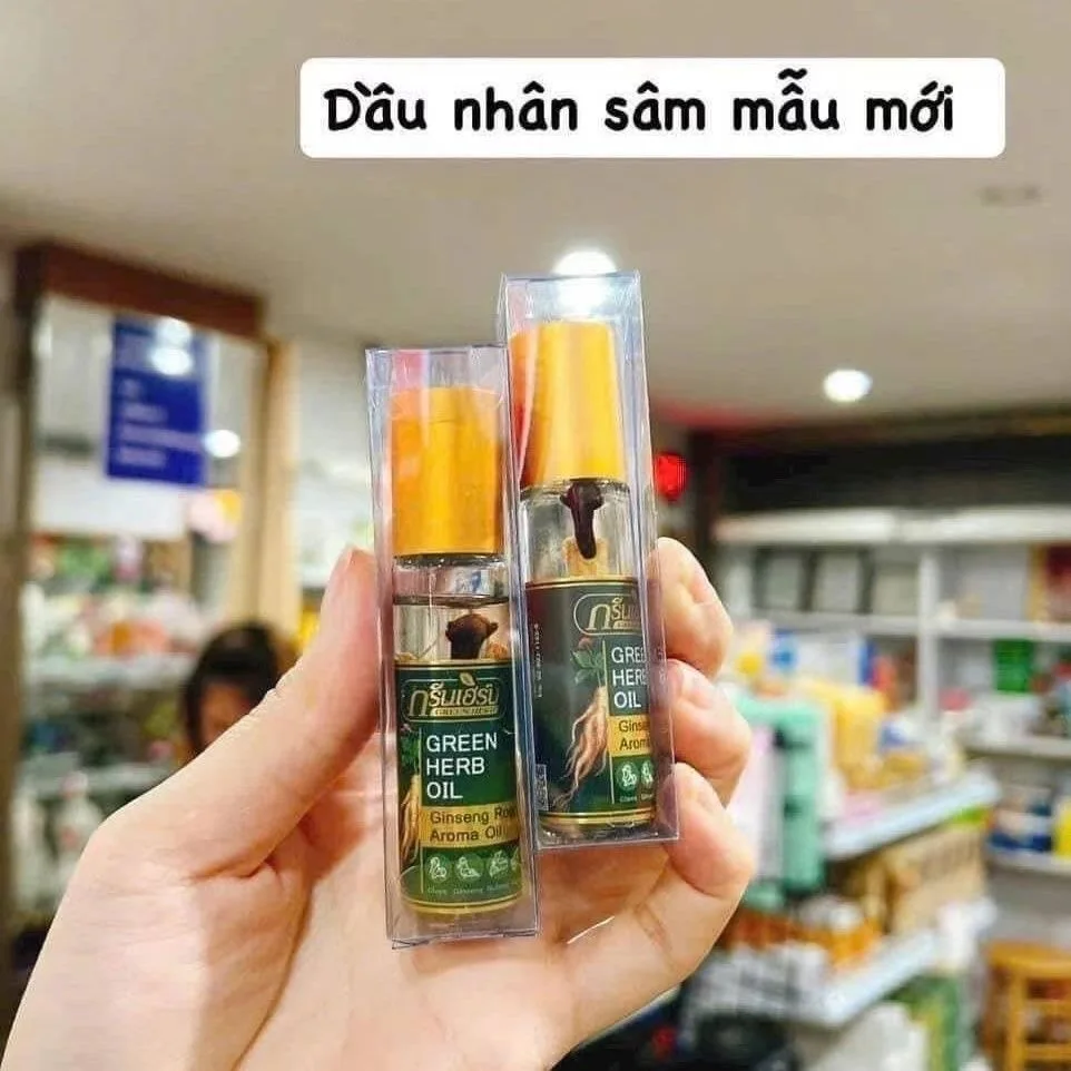 Ginger Tea - Thai Minze Ginseng Roll-On Kräuterbalsam Kühlendes