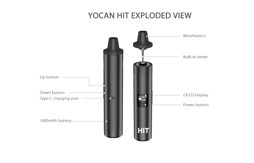 Original Yocan Hit Dry Herb Va – Dried Herbs Bewertung und Preis