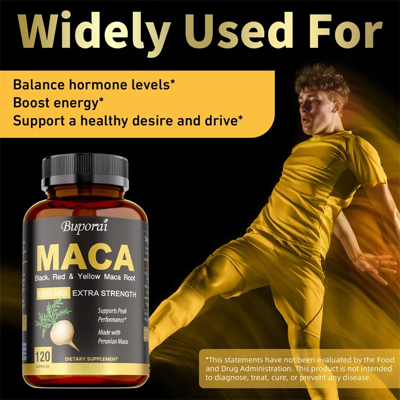 Maca-Kapseln – Steigerung der  – Herbal Supplement Bewertung und Preis