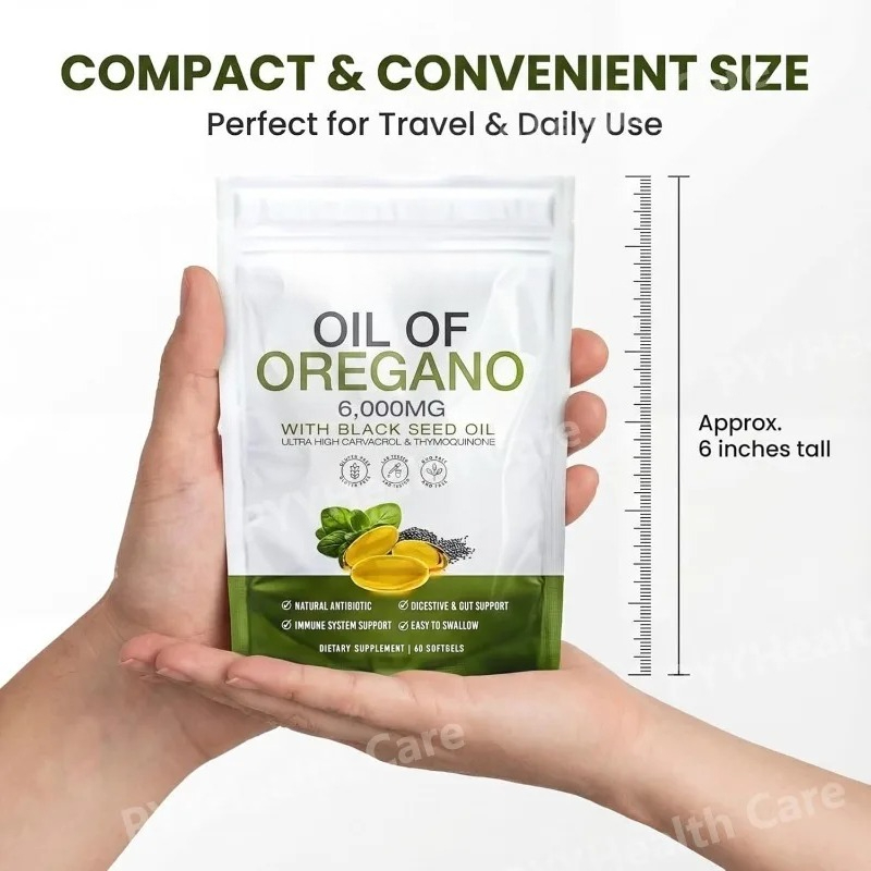 Oreganoöl mit Schwarzkümmelöl  – Herbal Supplement Bewertung und Preis