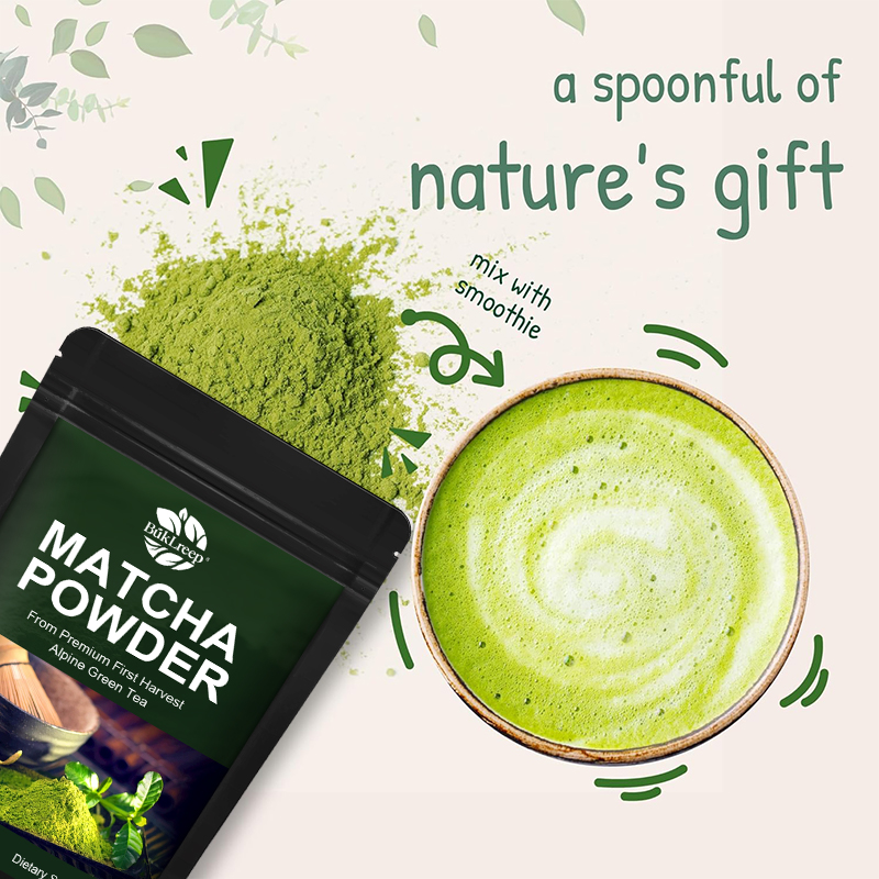 Matcha-Pulver, Natürlicher Ene – Herbal Supplement Bewertung und Preis