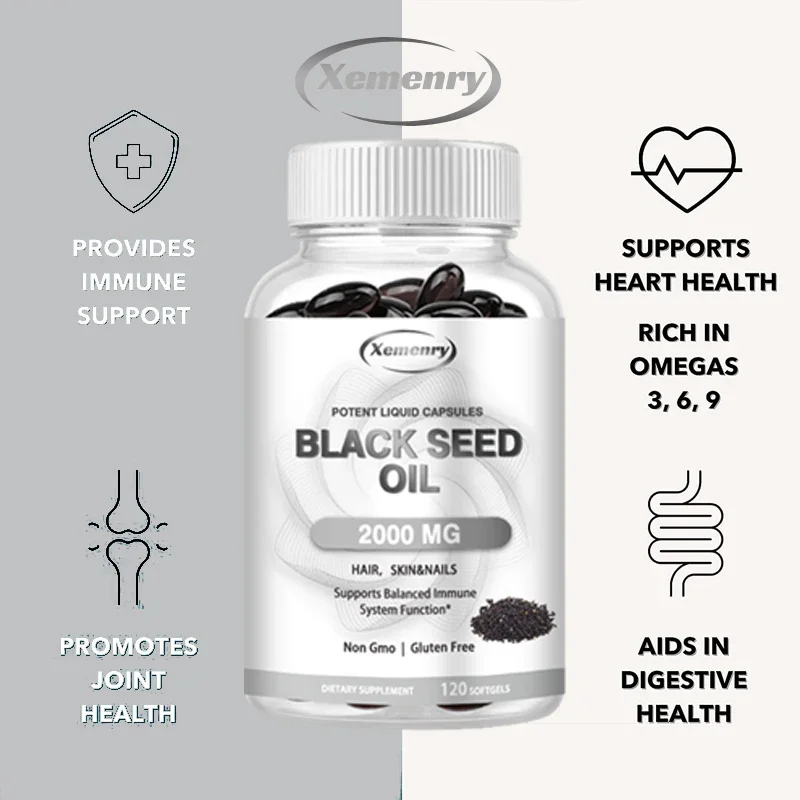 Vegane Schwarzkümmelölkapseln  – Herbal Supplement Bewertung und Preis