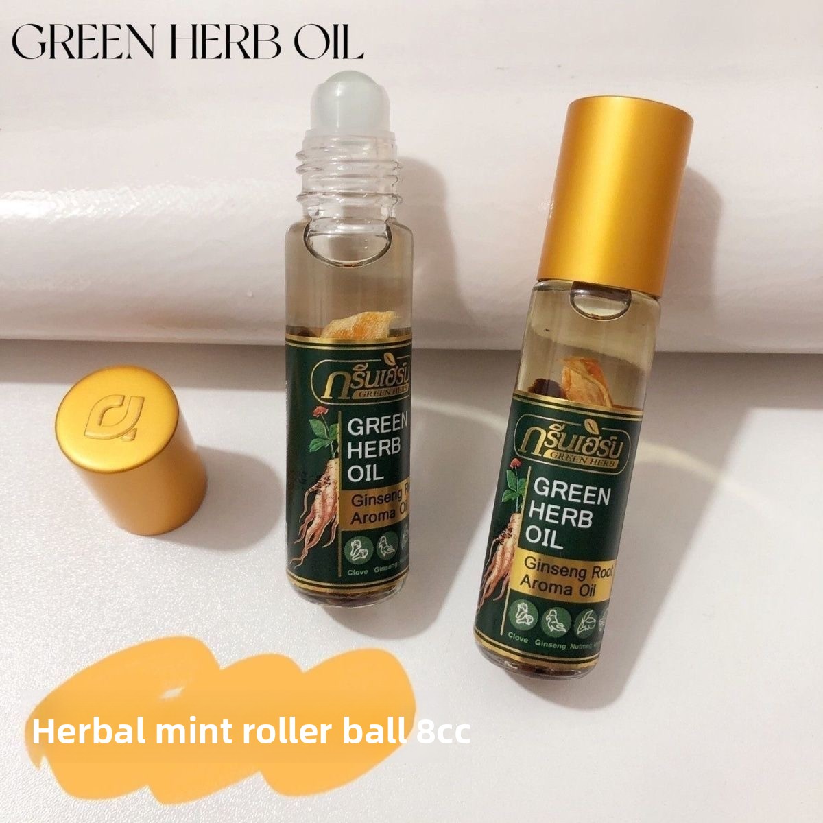 Thai Minze Ginseng Roll-On Krä – Ginger Tea Bewertung und Preis