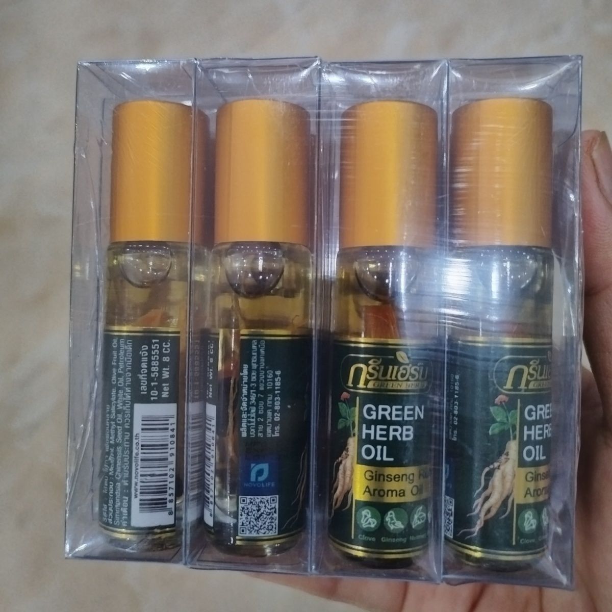Thai Minze Ginseng Roll-On Krä – Ginger Tea Bewertung und Preis