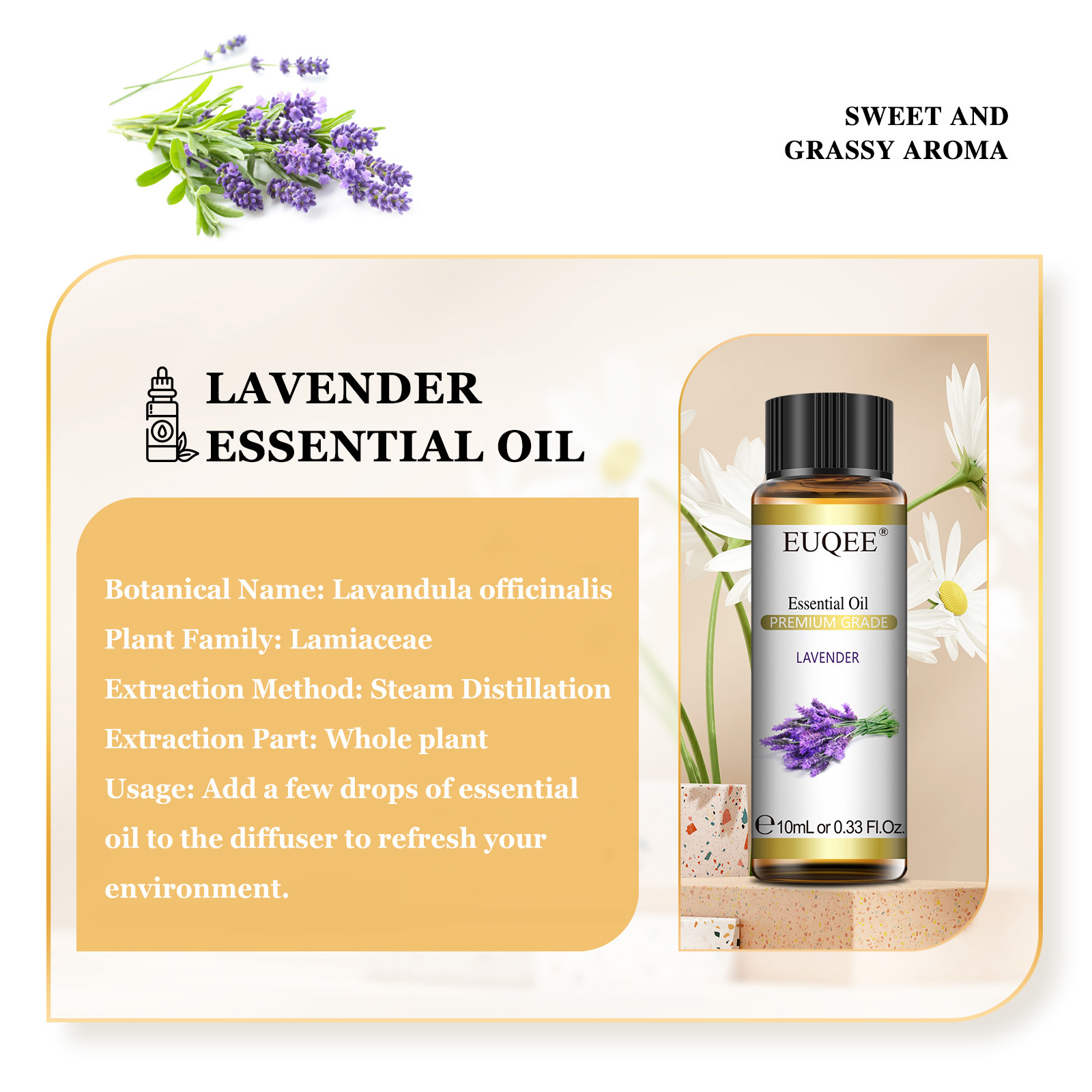 EUQEE 10ml Reines Natürliches  – Lavender Oil Bewertung und Preis